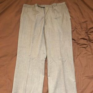 Stafford Travel Slim Fit Suit Pants Gray